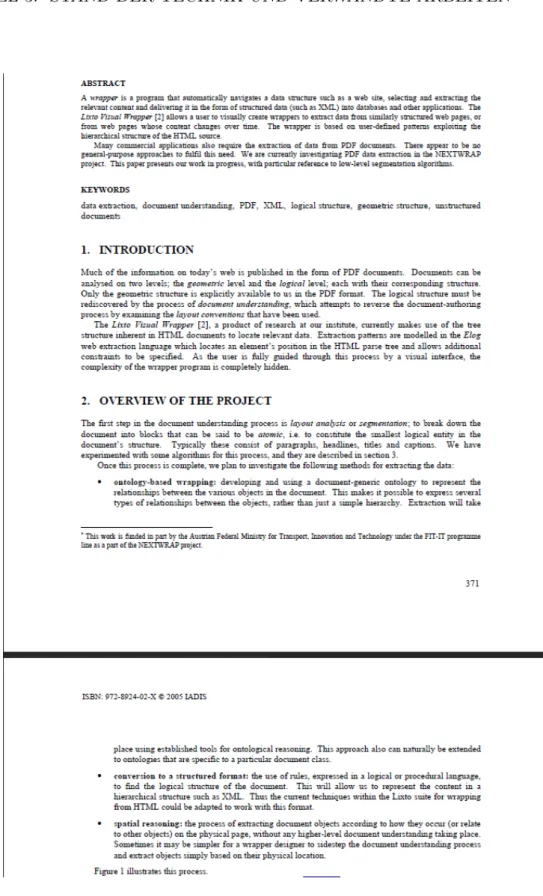 Abbildung 3.1: Ein Ausschnitt einer zu analysierenden PDF-Datei [28].