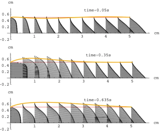 Figure 2: Velocity field in a compliant domain for κ = 100