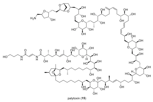 Figure 1.6: Palytoxin (15).  