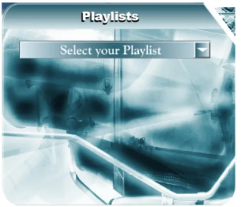 Abbildung 6.2: Playlist-Komponente