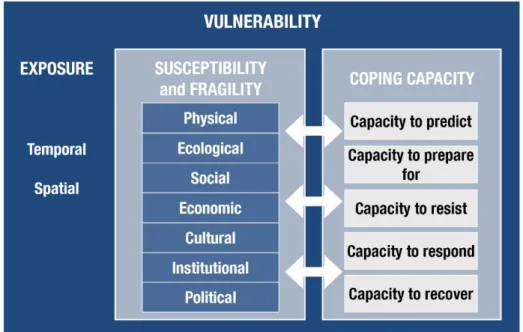 Figure 11 Components of vulnerability (Source: recreated and slightly altered from MOVE, 2010, p