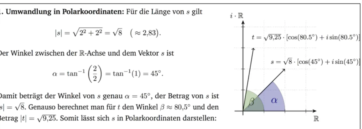 Abb. 1: Ausschnitt des Lösungsbeispiels.