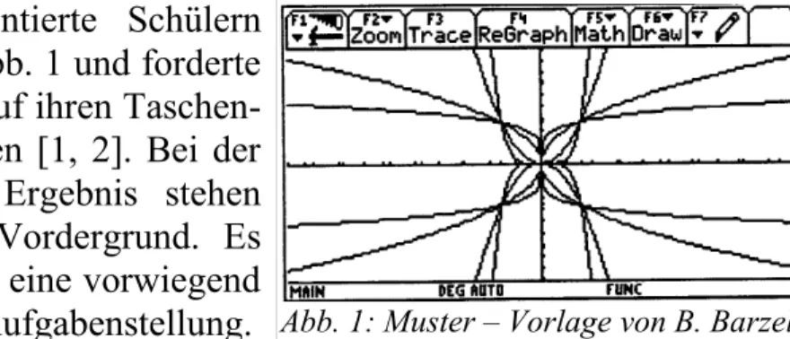 Abb. 1: Muster – Vorlage von B. Barzel