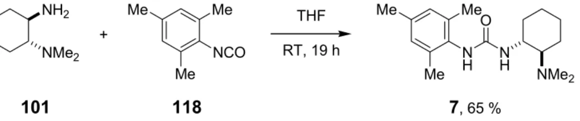 Figure 5.4 X-ray structure of 1-{(1R,2R)-2-(dimethylamino)cyclohexyl}-3-mesitylurea 7