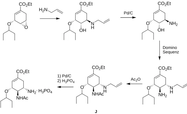 Abbildung 26: Tamiflu-Synthese - Allylamin-Route 