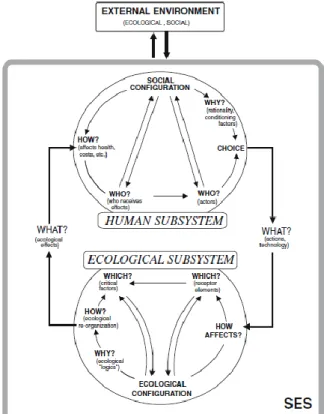 Figure 3-1: Guiding questions in the analysis of socio- socio-ecological systems 