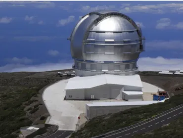 Figure 3.6: The Gran Telescopio Canarias or GTC, La Palma,Spain. Image credit: GTC http://www.gtc.iac.es/.