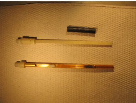 Abbildung 3.1: Die für die Messung luftempfindlicher Proben eingesetzten Probenhalter des VSM