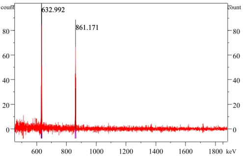 Figure 3.13: Gated spectrum with a γ -gate on 1299 keV combined with a particle gate ranging from 2900 keV to 3100 keV, set in a p γγ -matrix.