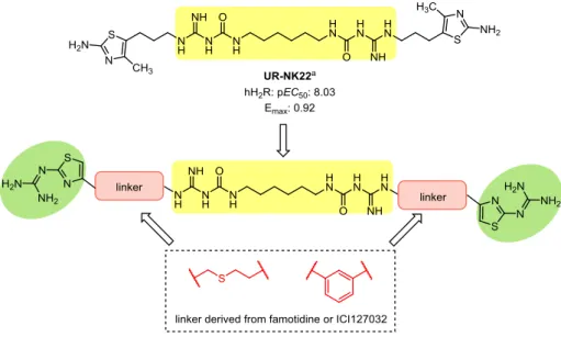 Figure 3.3. General structure of the dimeric guanidinothiazoles.  a Kagermeier et al 14 