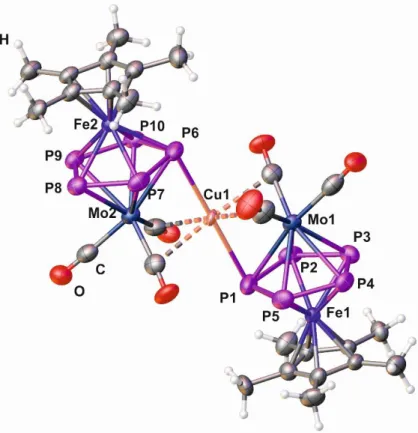 Figure 4. Molecular structure of the cation of 5 in the solid state. 