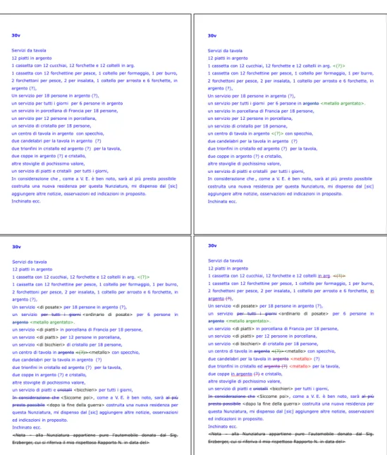 Abbildung 2.12 Einblendbare Genese-Layer - 1. Stufe (oben links): Stenotypist (blau), 2