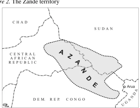 Figure 2. The Zande territory