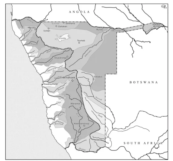 Figure 4: Sources of water available for use in Namibia – 1998  Re-produced from: (Heyns et al