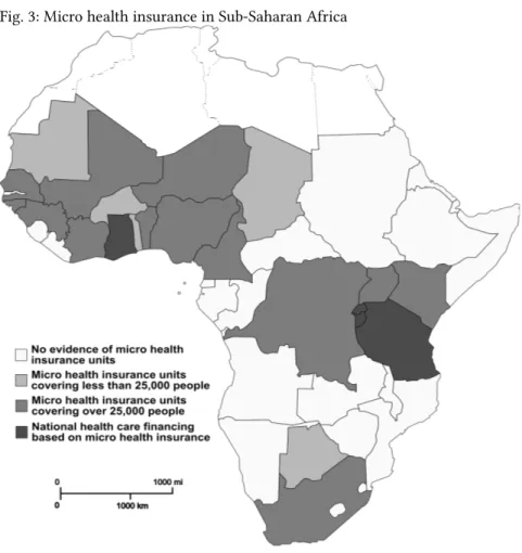 Fig. 3: Micro health insurance in Sub-Saharan Africa