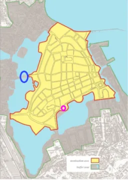 Fig. 2.3. World Heritage Site Map of Stralsund. 