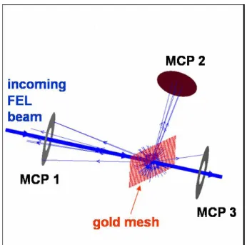 Table 1: Detection efficiency at different distances of the MCPs from the mesh.