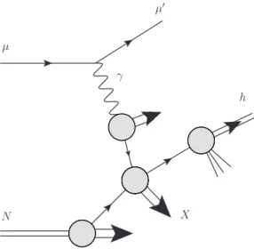Fig. 5.2.: Resolved-photon contribution to high-p T hadron production in lepton scattering.
