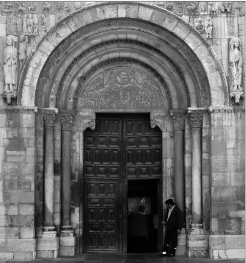 Abbildung 13: León, San Isidoro: Puerta del Cordero: Gesamtansicht.