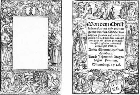 Abb. IV.20. Hans Holbein d.J.: Titeleinfassung zu Das Gantz Neüw Testament( ...), Adam Petri, Basel 1523 / Kat.-Nr