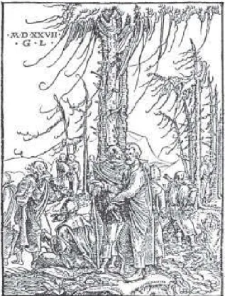 Illustration zu den „Argument vber die Epistel Pauli zu den Römern“
