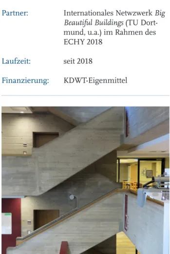 Abb.  2:  Gymnasium  Dinkelsbühl,  Innenansicht  des  Treppenhauses  nach  der  denkmalgerechten   Instand-setzung 2011 [KDWT, Denkmalpflege 2018].