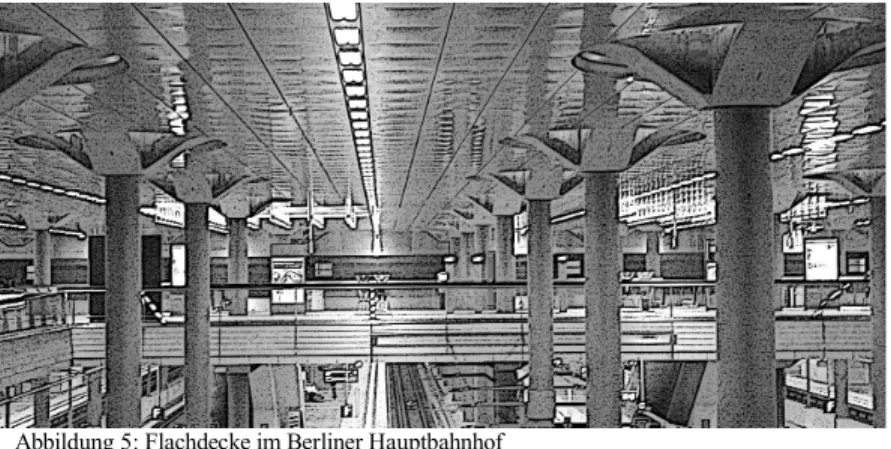 Abbildung 5: Flachdecke im Berliner Hauptbahnhof