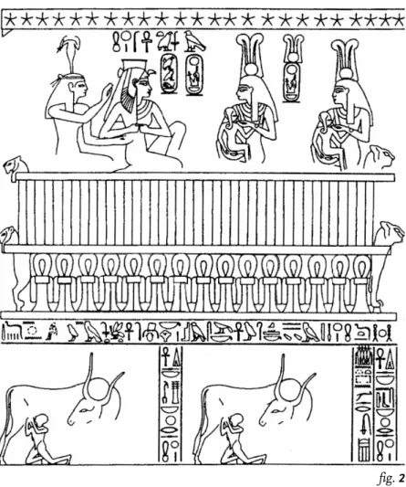 fig.  2  Although the king already was an adult person when he ordered to  cre-ate  the  birth-relief  on  the  temple  walls,  this  relief  depicted  him  as  a  suckling