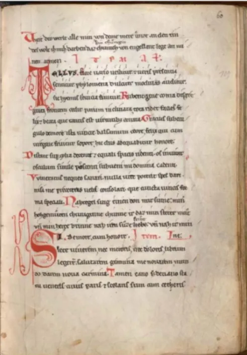 Abb. 4: Codex Buranus, fol. 60r 