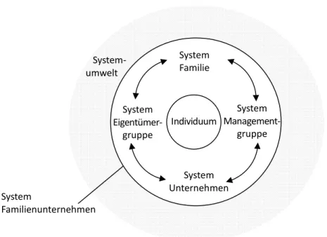Abbildung 2: Erweitertes systemtheoretisches Modell eines Familienunternehmens 