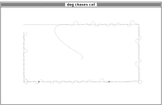 Figure 14: The dog chases the cat with gain K = 0.5.