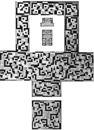 Figure 8.  Theo van Doesburg. Originaldesign for tiling, ground floor,  De Vonlc,  1918