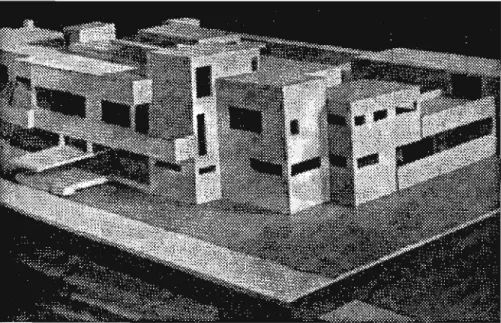 Figure 21.  Comelis van Eesteren. Model of the Rosenberg House,  1922. 