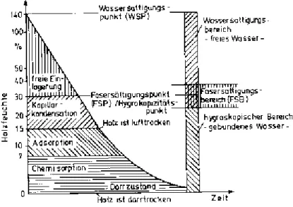 Abbildung 19  Sorptionsverhalten des Holzes 
