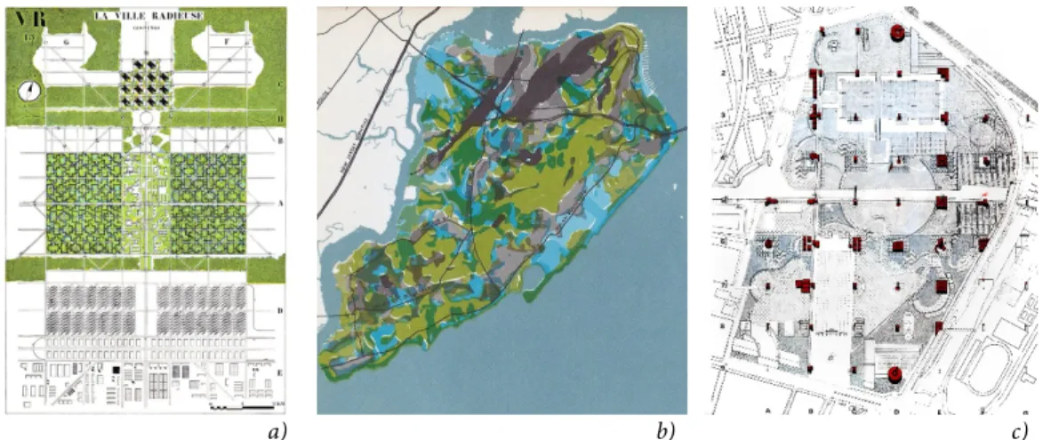 Figure 2. Prospective map-based methods include master plans, overlay plan and plan drawings