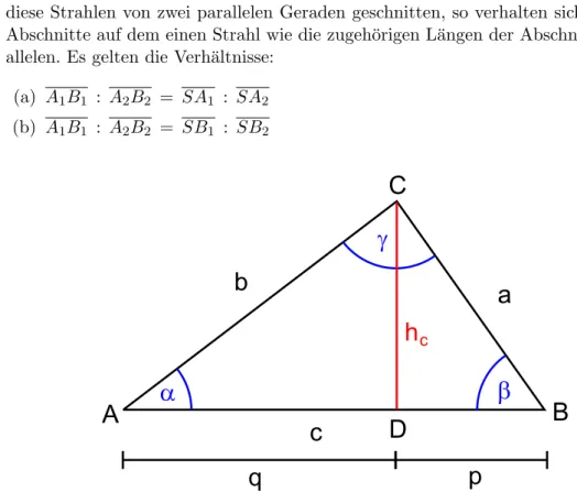 Abbildung 3.2: Grafik zu Eigenschaften von Dreiecken.