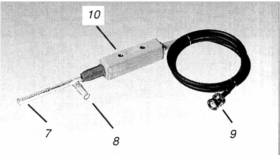 Abb. 18: Ein WLD Detektor wird als Messfühler benutzt 