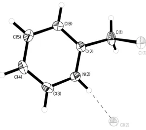 Abbildung 7: Struktur von 2-(Chloro-methyl)pyridiniumchlorid 