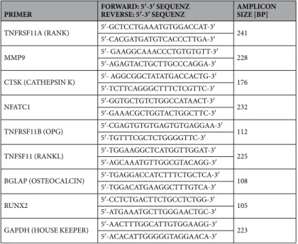 Table 1.  Primers used for gene expression analysis. Primers were design with ncbi, Primer 3 Software  (Sourceforge.net) and Ensembl (genome browser) and purchased from Microsynth AG (Balgach, Switzerland).