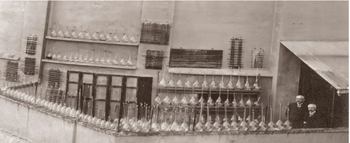 Figure 1.1: Visible-light mediated organic synthesis is an old idea: This photograph is from the  balcony of Giacomo Ciamician’s laboratory (1913)