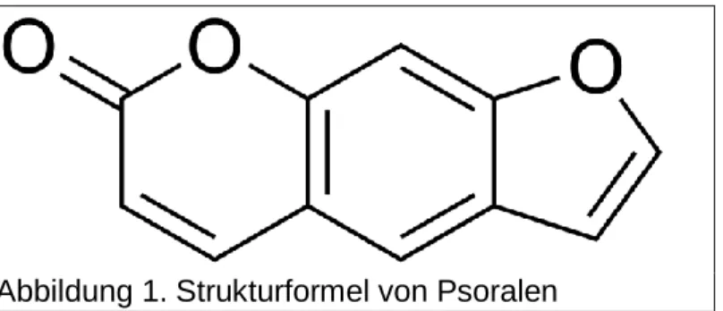 Abbildung 1. Strukturformel von Psoralen 