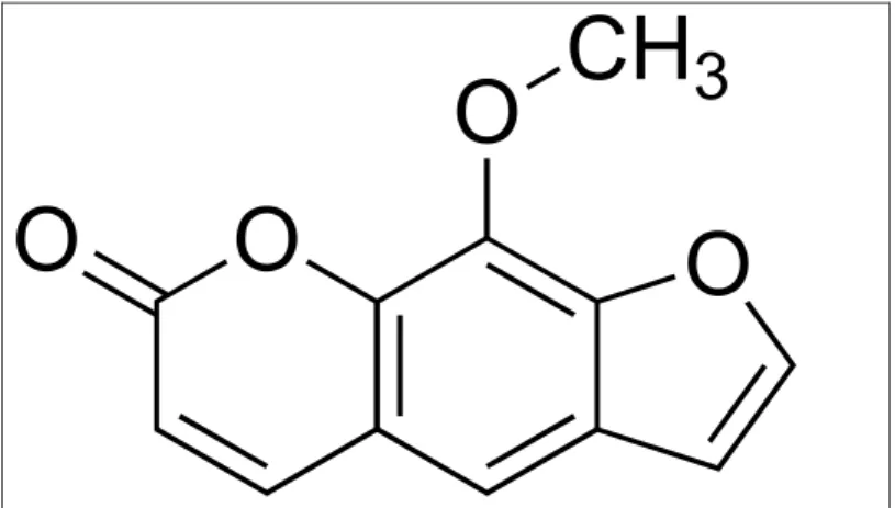 Abbildung 2. Strukturformel von 8-Methoxypsoralen 