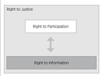 Figure 4:  Interaction between the three procedural human rights
