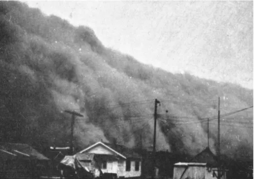 Fig. 90: Staubsturm während der “Dust Bowl” Dürre. 