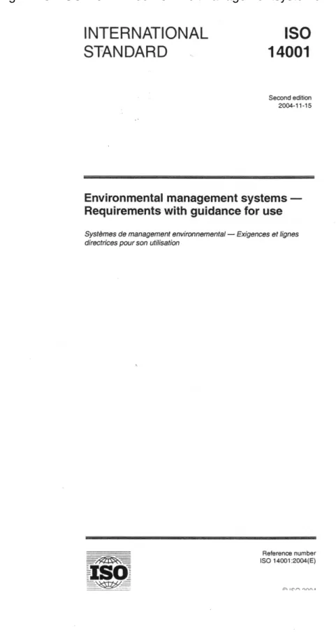 Fig. 2.4.3   ISO-Norm 14001 Umweltmanagementsysteme
