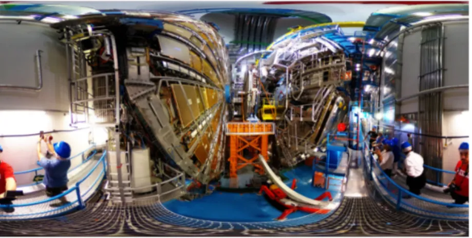 Figure 2: ATLAS Teilchendetektor am CERN (von de.wikipedia.org/wiki/ATLAS_experiment)