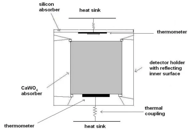 Figure 2.4: Schematic view of the prototype detector module 