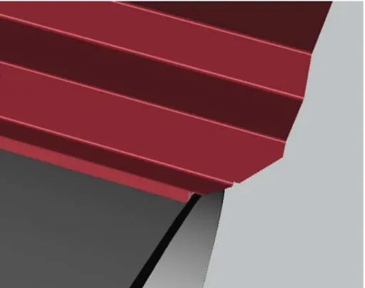 FIG. 15: View of the high-η part of the calorimeter r=1447 1470 1490 1500.24 r=1970.481983.62003.5G10 Bar