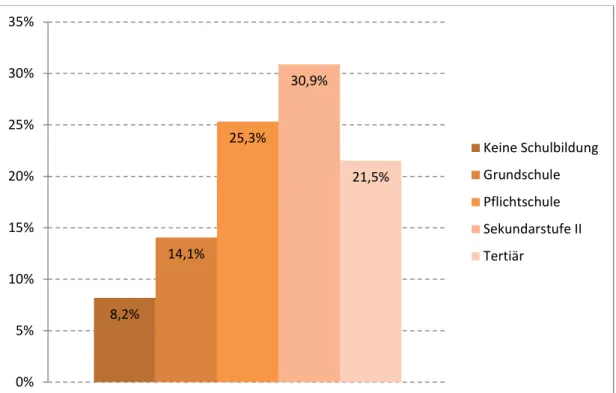 Grafik 4: Bildungsniveau 