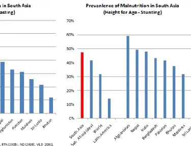 Figure 1 - Undernutrition in South Asia 